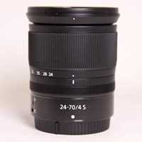 Used Nikon Z 24-70mm f/4 S Z mount lens