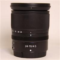 Used Nikon Z 24-70mm f/4 S Z mount lens