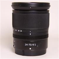 Used Nikon Z 24-70mm f/4 S Z mount lens