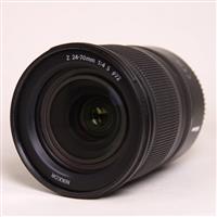 Used Nikon Z 24-70mm f/4 S Z mount lens