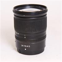 Used Nikon Z 24-70mm f/4 S Z mount lens