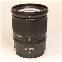 Used Nikon Z 24-70mm f/4 S Z mount lens