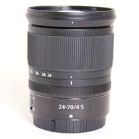 Used Nikon Z 24-70mm f/4 S Z mount lens