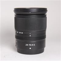 Used Nikon Z 24-70mm f/4 S Z mount lens