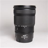 Used Nikon Z 24-120mm f/4 S Zoom Lens For Z Mount