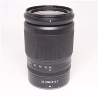 Used Nikon Z 24-200mm f/4-6.3 VR Telephoto Zoom Lens