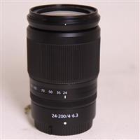 Used Nikon Z 24-200mm f/4-6.3 VR Telephoto Zoom Lens