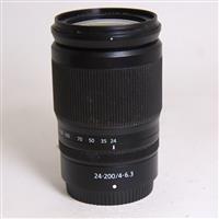 Used Nikon Z 24-200mm f/4-6.3 VR Telephoto Zoom Lens