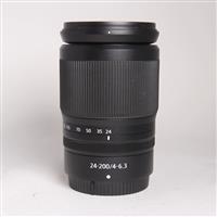 Used Nikon Z 24-200mm f/4-6.3 VR Telephoto Zoom Lens