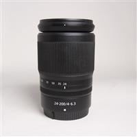 Used Nikon Z 24-200mm f/4-6.3 VR Telephoto Zoom Lens