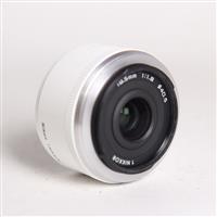 Used Nikon 1 NIKKOR 18.5mm f/1.8 White