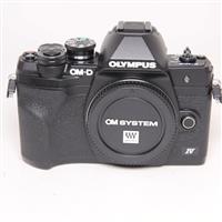 Used Olympus OM-D E-M10 IV Camera Body Black