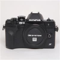 Used Olympus OM-D E-M10 IV Camera Body Black