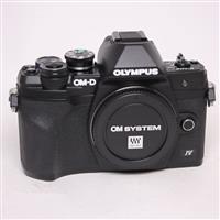 Used Olympus OM-D E-M10 IV Camera Body Black