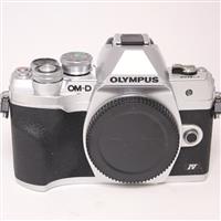 Used Olympus OM-D E-M10 IV Camera Silver Body