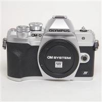 Used Olympus OM-D E-M10 IV Camera Silver Body