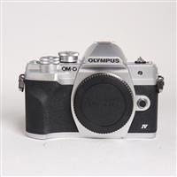 Used Olympus OM-D E-M10 IV Camera Silver Body
