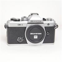 Used OM System OM-3 Camera Silver Body