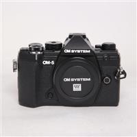 Used OM System OM-5 Digital Camera Body Black