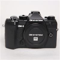 Used OM System OM-5 Digital Camera Body Black