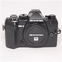 Used OM System OM-5 Digital Camera Body Black