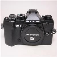 Used OM System OM-5 Digital Camera Body Black