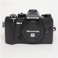 Used OM System OM-5 Digital Camera Body Black