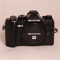 Used OM System OM-5 Digital Camera Body Black