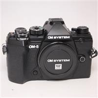 Used OM System OM-5 Digital Camera Body Black