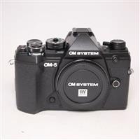 Used OM System OM-5 Digital Camera Body Black