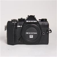 Used OM System OM-5 Digital Camera Body Black