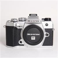 Used OM System OM-5 Digital Camera Body Silver