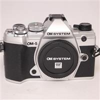Used OM System OM-5 Digital Camera Body Silver