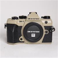 Used OM System OM-5 Mark II Digital Camera Body Beige