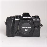 Used OM System OM-5 Mark II Digital Camera Body Black