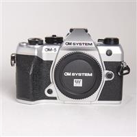 Used OM System OM-5 Mark II Digital Camera Body Silver