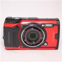 Used Olympus Tough TG-6 Action Camera Red