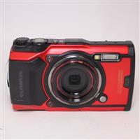 Used Olympus Tough TG-6 Action Camera Red