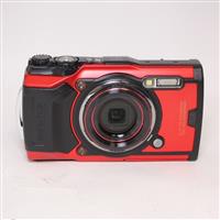 Used Olympus Tough TG-6 Action Camera Red