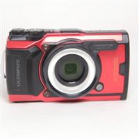 Used Olympus Tough TG-6 Action Camera Red