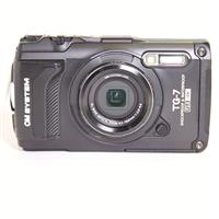 Used OM System Tough TG-7 Compact Action Camera Black