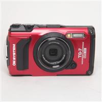 Used OM System Tough TG-7 Compact Action Camera Red
