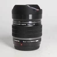 Used OM-system 8mm f1.8 PRO M.Zuiko Digital ED Fisheye Lens