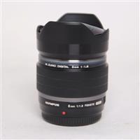 Used OM-system 8mm f1.8 PRO M.Zuiko Digital ED Fisheye Lens