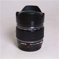 Used OM-system 8mm f1.8 PRO M.Zuiko Digital ED Fisheye Lens