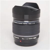 Used OM-system 8mm f1.8 PRO M.Zuiko Digital ED Fisheye Lens