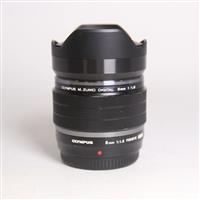 Used OM-system 8mm f1.8 PRO M.Zuiko Digital ED Fisheye Lens
