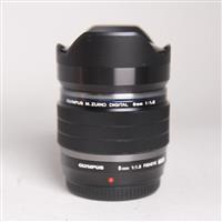 Used OM-system 8mm f1.8 PRO M.Zuiko Digital ED Fisheye Lens