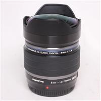 Used OM-system 8mm f1.8 PRO M.Zuiko Digital ED Fisheye Lens