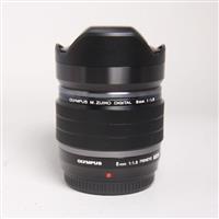 Used OM-system 8mm f1.8 PRO M.Zuiko Digital ED Fisheye Lens